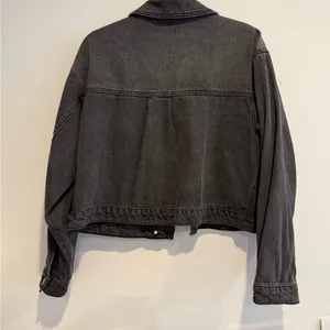 BP Charcoal Semi Jean Jacket thumbnail 3