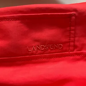 Lands’ End Crimson Dawn Harbour Cottage Trench Coat‎ Sz L Minimalist Boho-Chic thumbnail 10