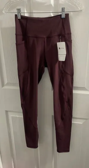Afitne Leggings Size XS Plum New With Tag thumbnail 1