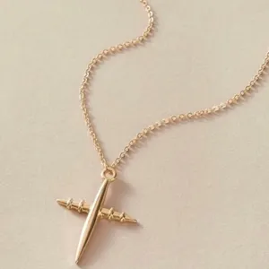 3/$30 💛 Airplane Pendant Necklace thumbnail 3