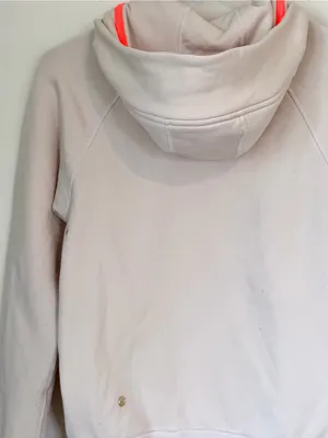lululemon athletica Light Pink Zip Hoodie - Size: 2 thumbnail 6