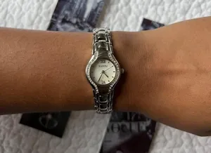 TWO‎ TONE ARMITRON DIAMOND NOW WATCH thumbnail 1