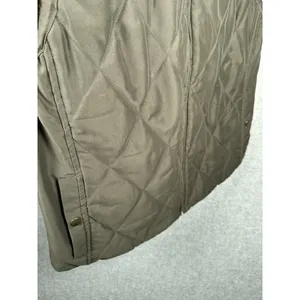 Orvis Size 10 Womens Quilted‎ Vest Full Zip Olive Green Sleeveless Lightweight thumbnail 4