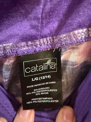 Catalina Purple & Pink Zigzag Convertible Coverup thumbnail 5
