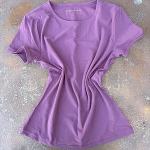 Aritzia Golden collection pink slim fit mauve athletic workout top sz S #sporty #girly thumbnail 2