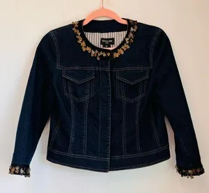 Focus 2000 Jean Jacket size 4 Petite thumbnail 1