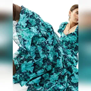Free people floral maxi dress thumbnail 4