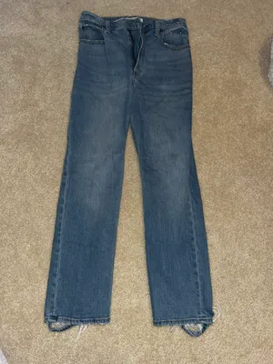 Abercrombie Ultra High Rise Skinny Straight Jeans thumbnail 1