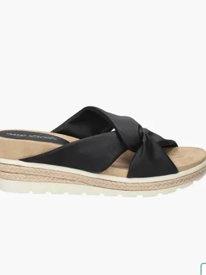 Easy Street Women’s Ja Knotted Slide Sandals black size 9 NEW thumbnail 3