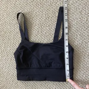 LULULEMON Both Ways Sports Bra Black Size 2 Medium Support Run Train thumbnail 9