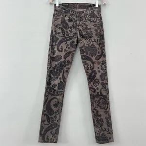 NWT Citizens of Humanity Thompson Paisley Birch Corduroy Mid‎ Rise Skinny Jeans thumbnail 2