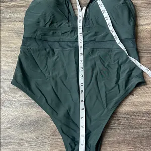 Cheeky Deep Green Women’s one piece bathing Suit, size XL ⚫️ thumbnail 8