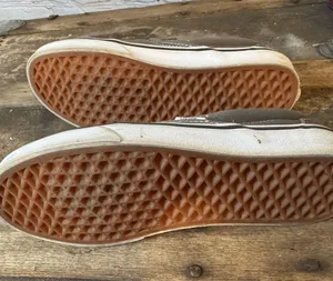 Vans Classic 721565 Slip On Womens Gray Athletic Casual Shoes Sneakers Size 6 thumbnail 7