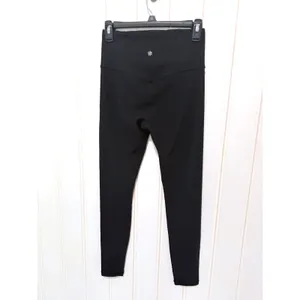 Athleta Elation Rib Tight Black High Waisted 7/8 Ribbed Leggings Small thumbnail 6