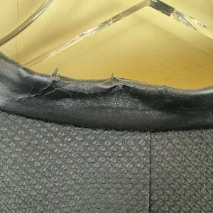 Halogen Faux Leather Trim Suit Jacket Blazer thumbnail 6