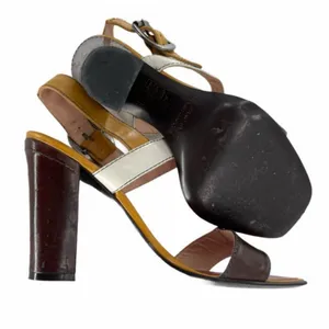 Marc by Marc Jacobs Multicolor Leather Block Heel Sandals 6.5 Ankle Strap No Box thumbnail 8
