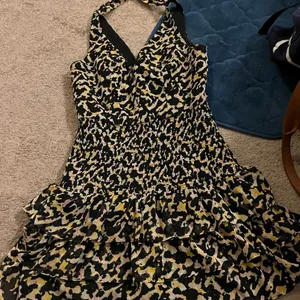 Amanda uprichard zita leopard print mini dress M thumbnail 13