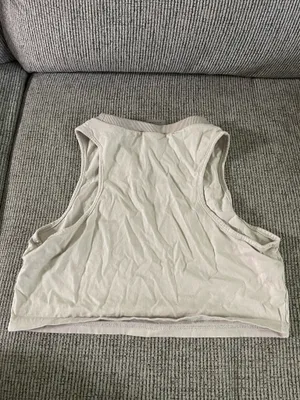 AYBL racer back cropped tank thumbnail 2