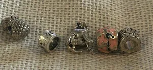 A494 charm bracket silver plated 5 pcs Gray thumbnail 1