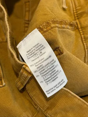 J.Crew Billie crop Demi boot mustard corduroy pant size 28 thumbnail 6