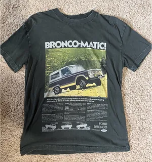 Abercrombie Bronco Oversized Graphic Tee thumbnail 1