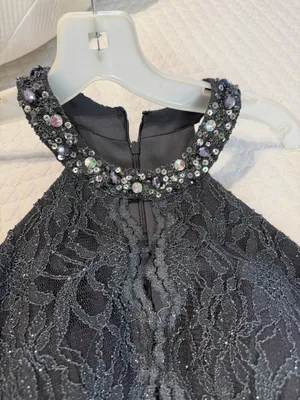 * Elegant Black Lace Dress thumbnail 7
