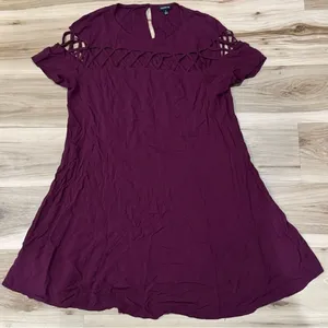 Torrid Lattice Challis Trapeze Dress Women’s XL thumbnail 1