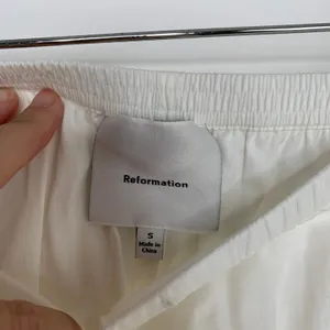 Reformation Pull on Pants Womens White Summer Lag n Look Small thumbnail 10