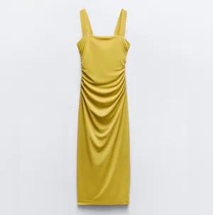 Zara Blogger Favorite Open Back Drape Dress thumbnail 3