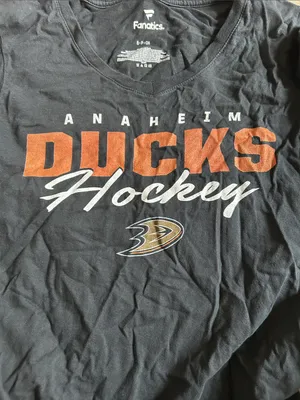 NHL Anaheim Ducks Black Long Sleeve Women's Hockey Tee thumbnail 3