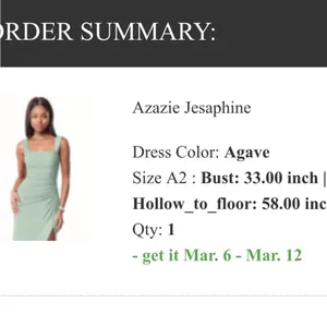 Azazie Green Ruched Sleeveless Maxi Dress thumbnail 3