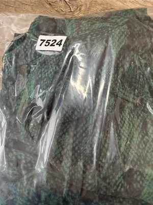 Michael Costello x REVOLVE Jumpsuit Gwendolyn Green Snakeskin size medium thumbnail 8