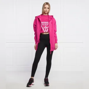 Guess Women's Active Short Sleeve Oversized Logo Cropped T-Shirt Pink Small NWT thumbnail 12