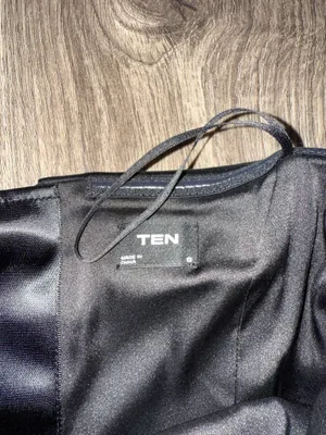 Aritzia Ten by Babaton Black Satin Strapless Dress thumbnail 6