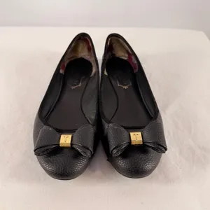 Ted Baker Sually Pebble Leather‎ Bow Ballet Flats in Black Size 6 or 37 thumbnail 6