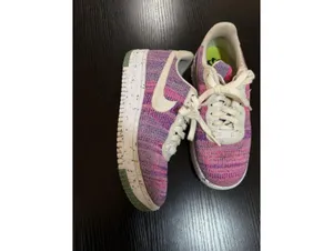 Size US 6.5 Women’s Nike Air Force 1 Crater Flyknit Fuchsia Glow Pink thumbnail 8