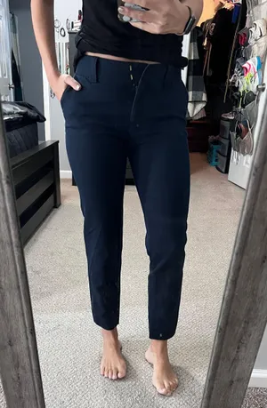 Jones New York Navy Pixie Pants thumbnail 1