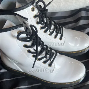 Dr. Martens White Lace Up Boots‎ thumbnail 1