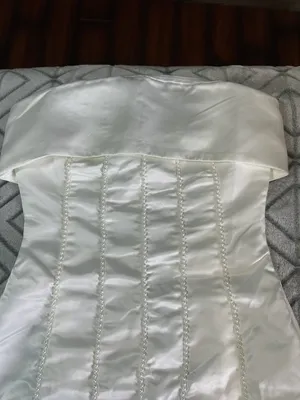 White Pearl Tube Dress thumbnail 5