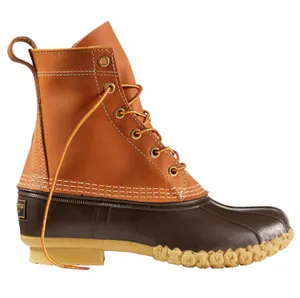 L.L. Bean Women’s Bean Boots 8” Lace Up Tan Brown Gum Boots Size 7 Classic thumbnail 1