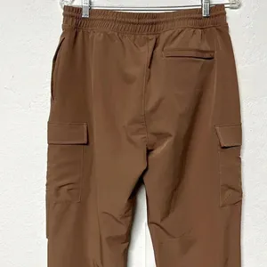Hedge neutral cargo joggers‎ medium pants unisex windbreaker material drawstring thumbnail 5