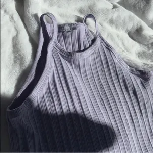 White Birch Lavender Ribbed High Neck Tank Size L thumbnail 3
