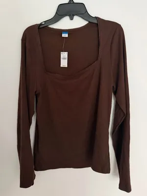 Brown Old Navy Long Sleeve Top thumbnail 1