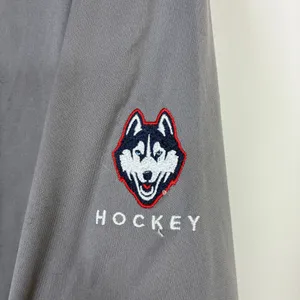 Nike Shield UConn Huskies Hockey Easy Windbreaker Jacket Gray Womens Large thumbnail 6