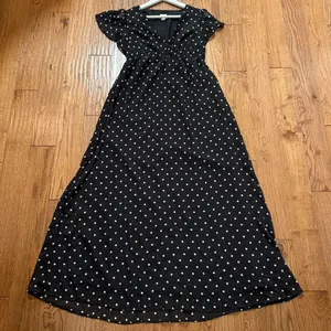 A New Day NWT polka dot chiffon ruffle sleeve maxi dress small thumbnail 9