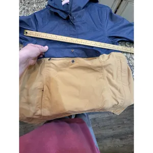 The North Face Dryvent Jean Mustard Hooded Pullover Windbreaker Jacket thumbnail 9