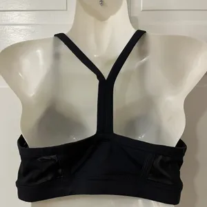Lululemon‎ Pump It Up Sz 8 Striped Mesh Sides Racerback Sports Bra No Pads thumbnail 2