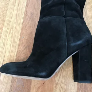 SAM EDELMAN Caprice Black Suede Knee High‎ Boot Size 9.5 Block Heel Pointed Toe thumbnail 12