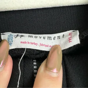 Free People Movement Black Soft Half Zip Sweater Size Medium thumbnail 2