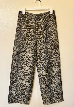 Jeans leopardo New Size L thumbnail 1